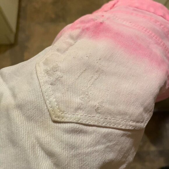 Zara mini skirt neon pink, beach - Picture 4 of 7